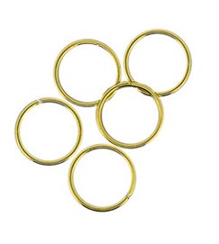 Ring offen 12mm goldfarben